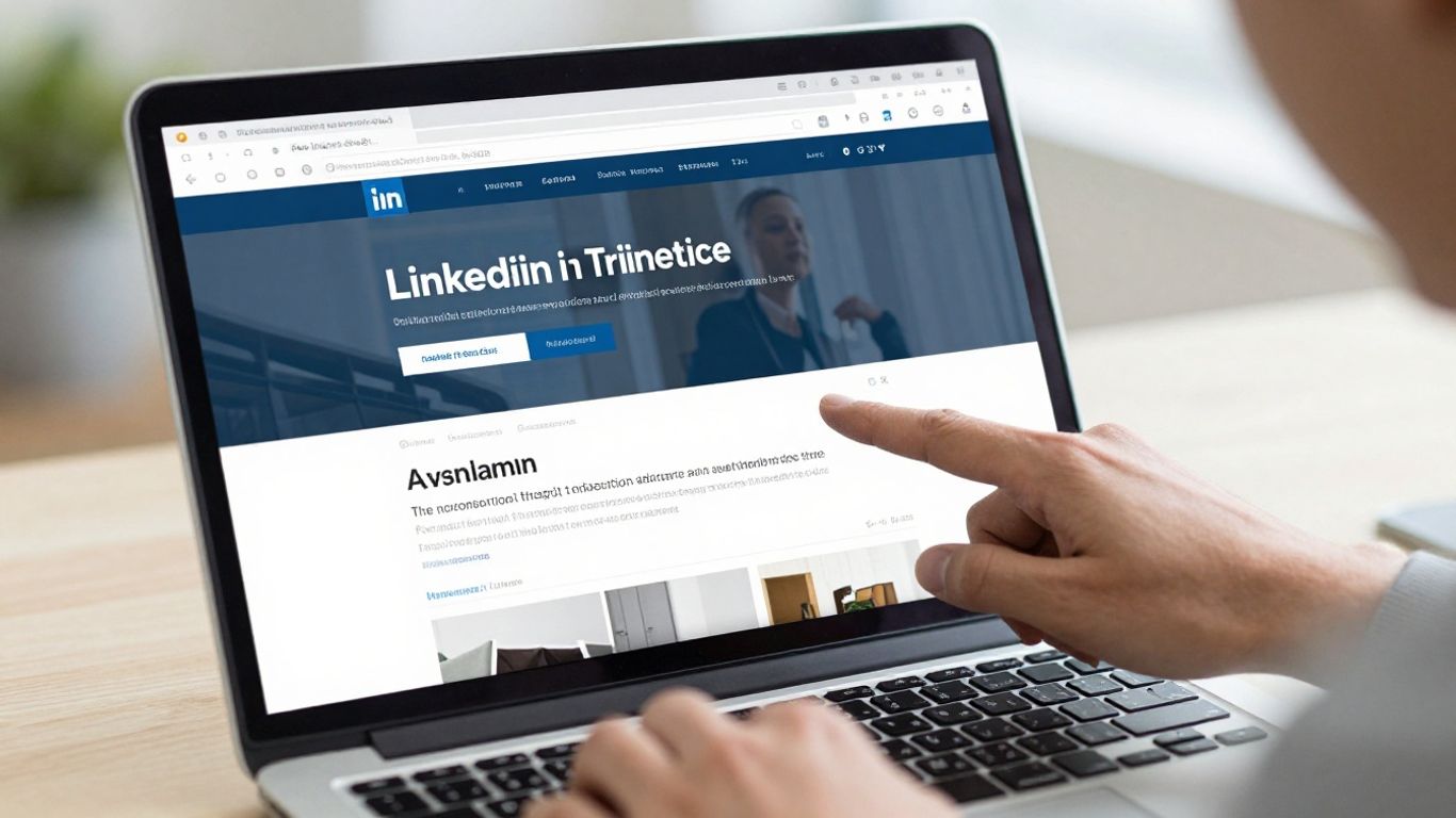 Campanhas de tráfego pago no LinkedIn.